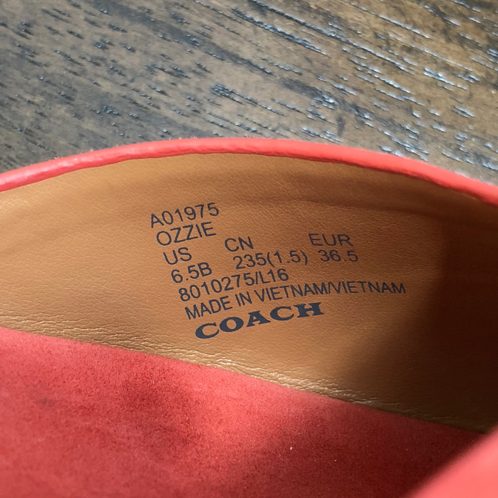 SOLD ~ Coach Ozzie Coral Sandals - 6.5M - New with box - Picture 6 of 8